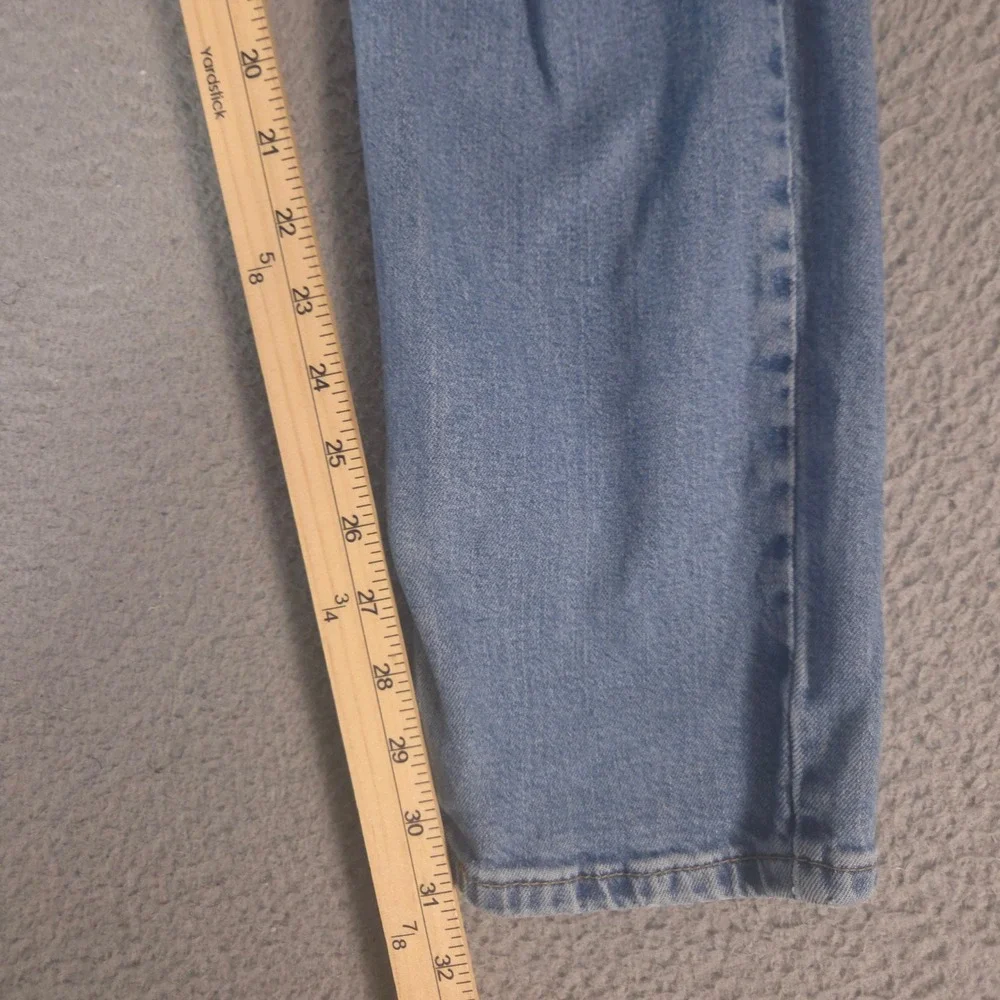 Levi's Jeans Mens 32x32 Blue 511 Slim Leg Distressed Ripped Knee Stretch Denim